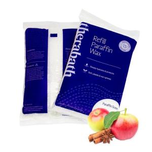 imageTherabath Paraffin Wax Refill  Thermotherapy  For Hands Feet Body  Deeply Hydrates  Made in USA 6 lb Eucalyptus Rosemary MintWarm Apple Spice