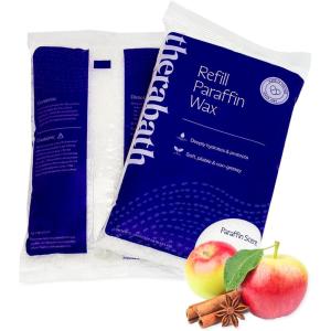 imageTherabath Paraffin Wax Refill  Thermotherapy  Use to Relieve Arthritis Discomfort Stiff Muscles ampamp Dry Skin  for Hands Feet Body  Deeply Hydrates  Made in USA 4 lb Warm Apple Spice